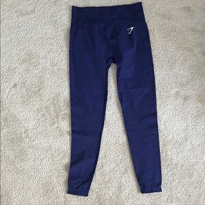 gym shark cobalt purple leggings size medium never worn